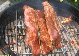 6-Hot-Charcoal-Briquette-Holders-in-Kettle-Grill-with-Ribs